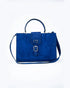 SUEDE STATEMENT HANDBAG